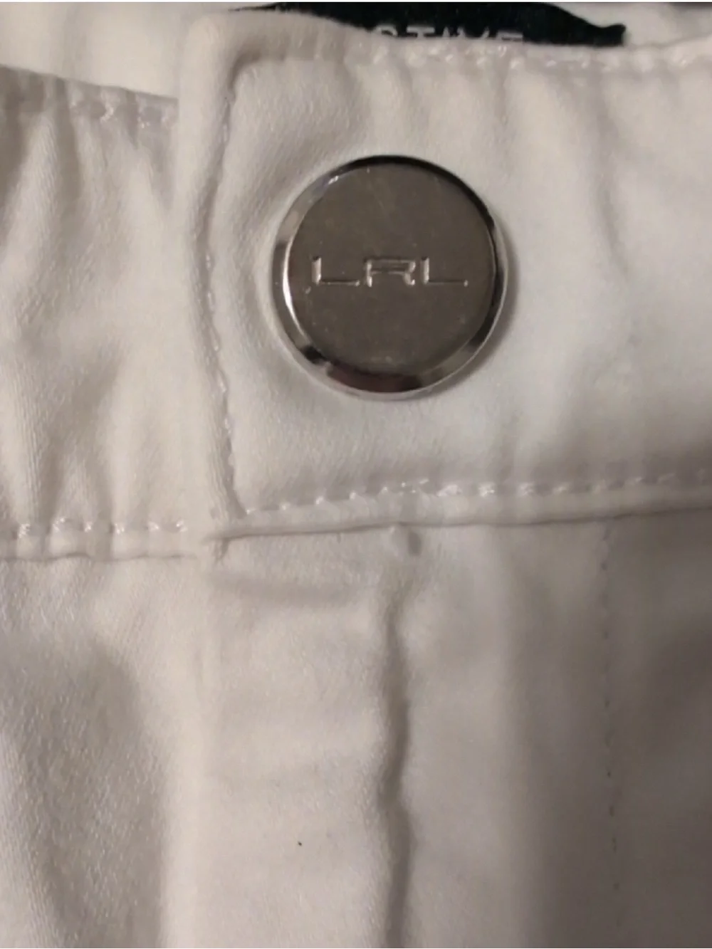 ❤️ Lauren Ralph Lauren 14 Womens White Cargo Shorts Casual (B5)